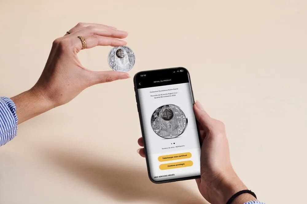 Rebuilding Notre Dame – 2oz Silver Proof Connected Coin (2024 Edition)