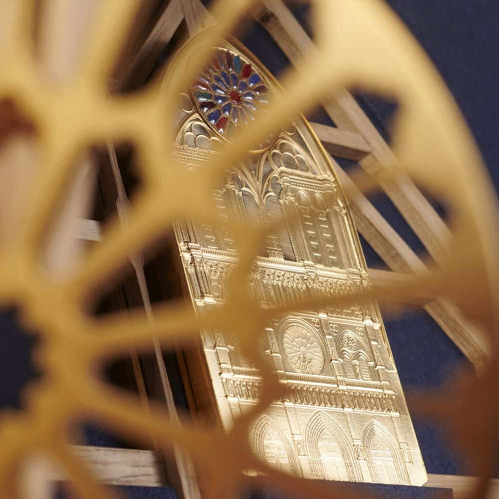 Notre Dame French Excellence Series Collectible Gold Coin