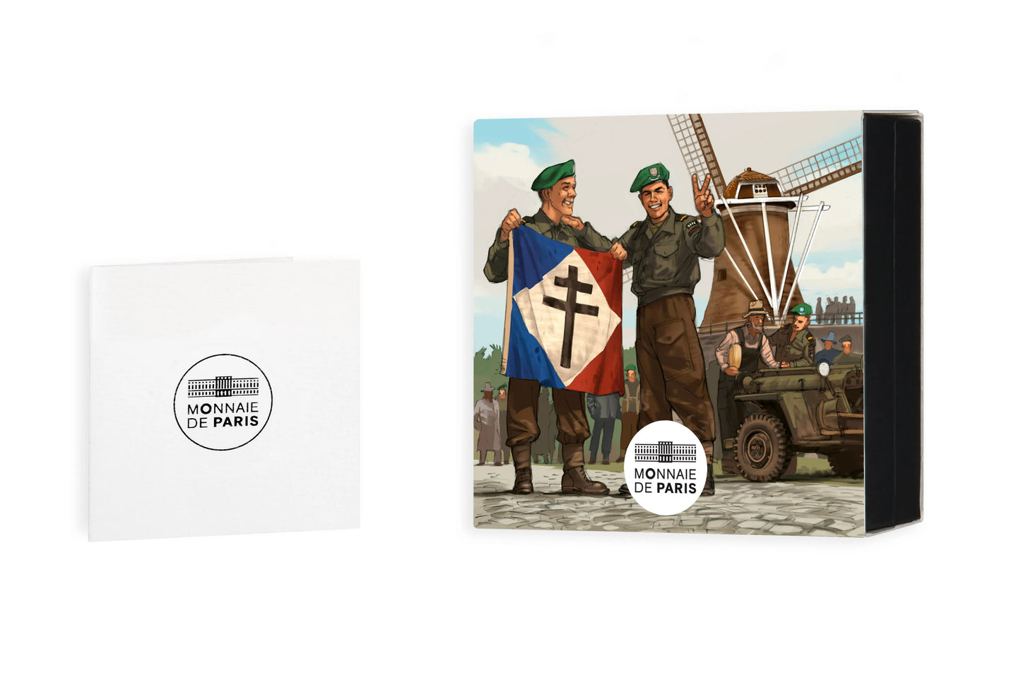 V‑E Day 80th Anniversary €10 Silver Coin – French Soldier-The Scoin Shop