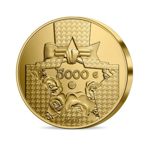 Dior 5000€ 1 Kilo Pink Gold Coin Proof 2021