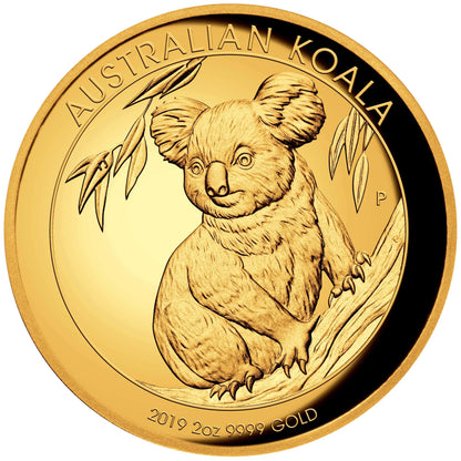 Australian Koala 2019 2oz Gold Proof Coin-The Scoin Shop