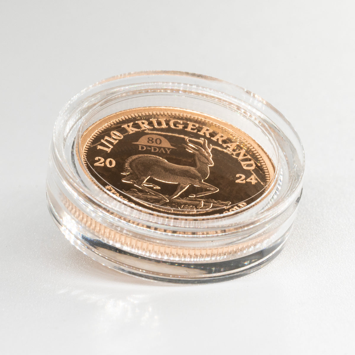 Krugerrand 80th Anniversary of D-Day Proof Privy Mark 1/10 oz Gold Coin