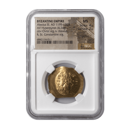 Alexius III Angelus-Comnenus Hyperpyron-The Scoin Shop