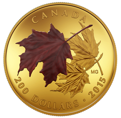 Alluring Maple Leaves of Fall 1oz 3 Coin