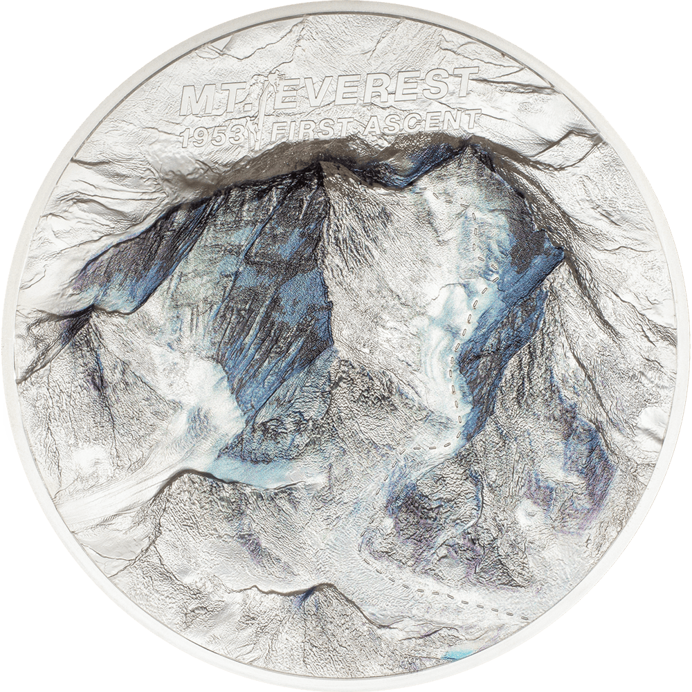 Mount Everest 1 Kilo Silver Coin