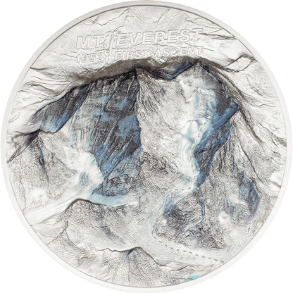 Mount Everest 1 Kilo Silver Coin