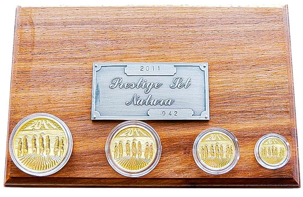 Natura Prestige Meerkat 2011 Gold Proof 4 Coin Set