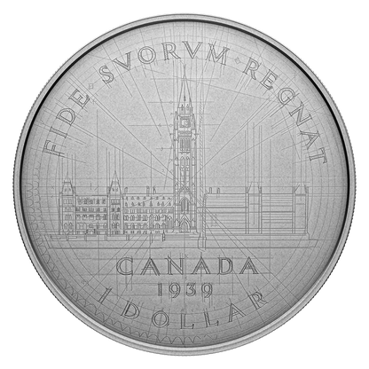 Emanuel Hahn’s Original Sketch: Parliament - 5oz Fine Silver Coin-The Scoin Shop