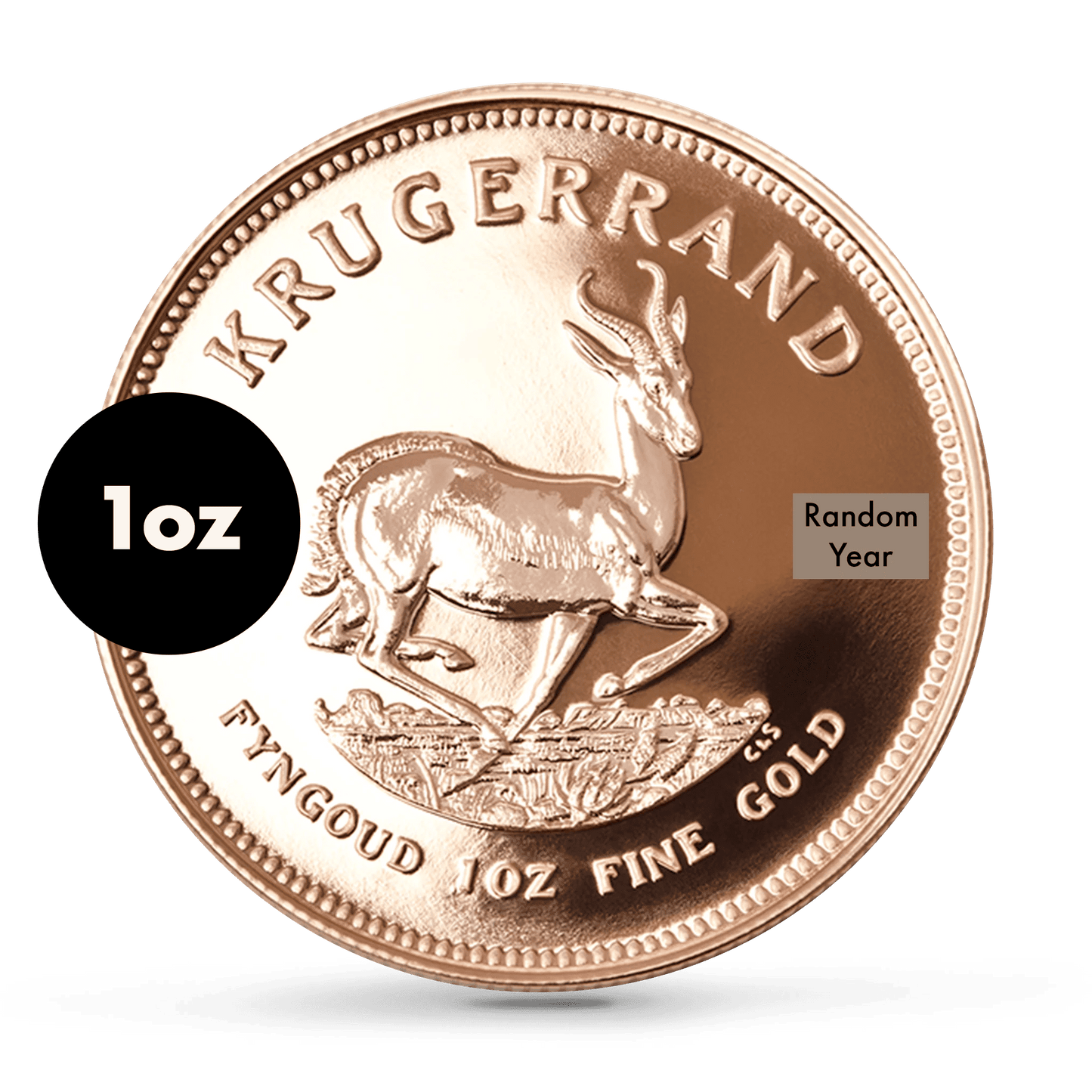 1 Oz Proof South African Krugerrand Gold Coin