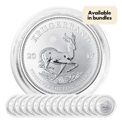 Krugerrand 1oz Silver 2017 Mintmark-The Scoin Shop