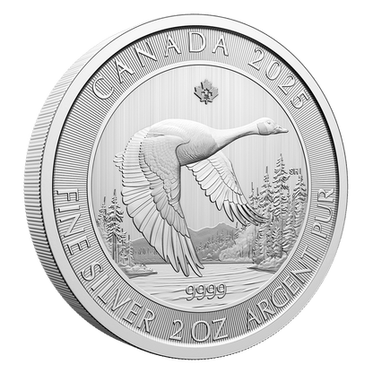2 Oz Canada Goose 2025 Silver Bullion Coin-The Scoin Shop
