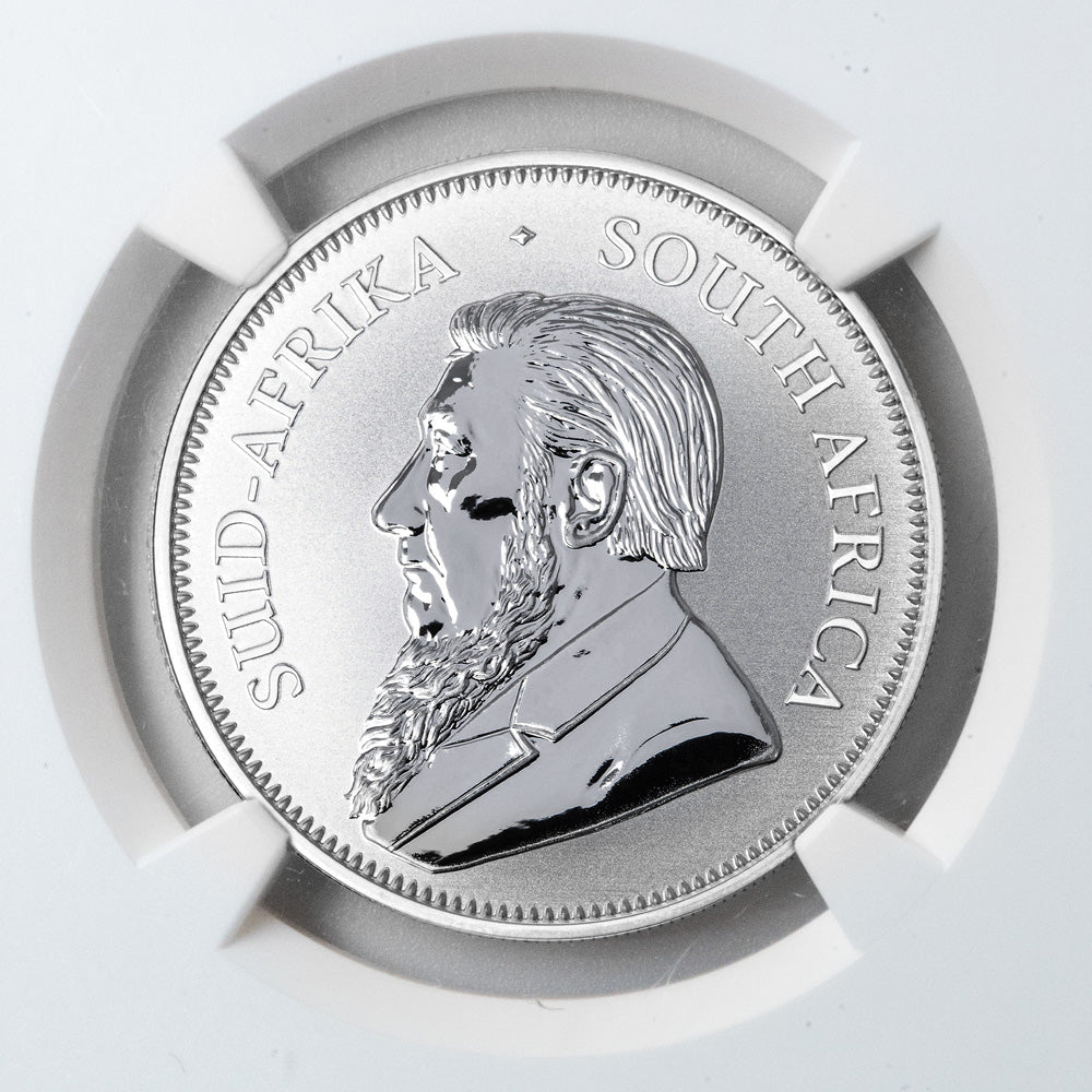 Krugerrand 1oz Silver 2017 PU Graded Slabs-The Scoin Shop