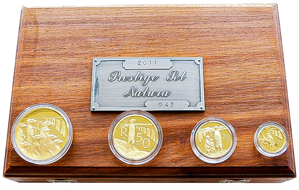 Natura Prestige Meerkat 2011 Gold Proof 4 Coin Set