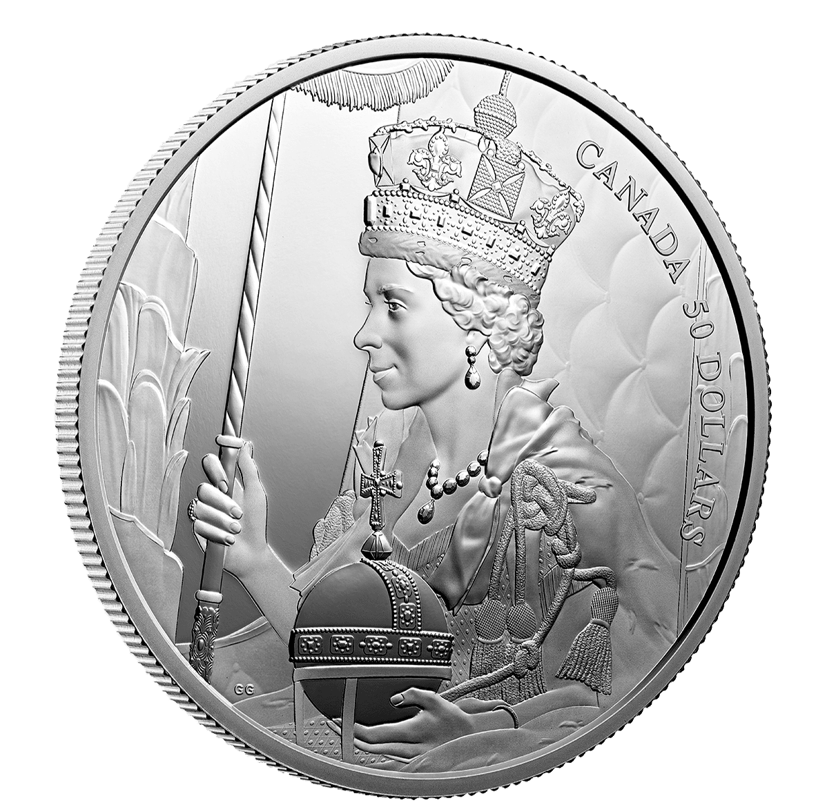 Queen Elizabeth II 2022 Coronation 5oz Silver Coin-The Scoin Shop