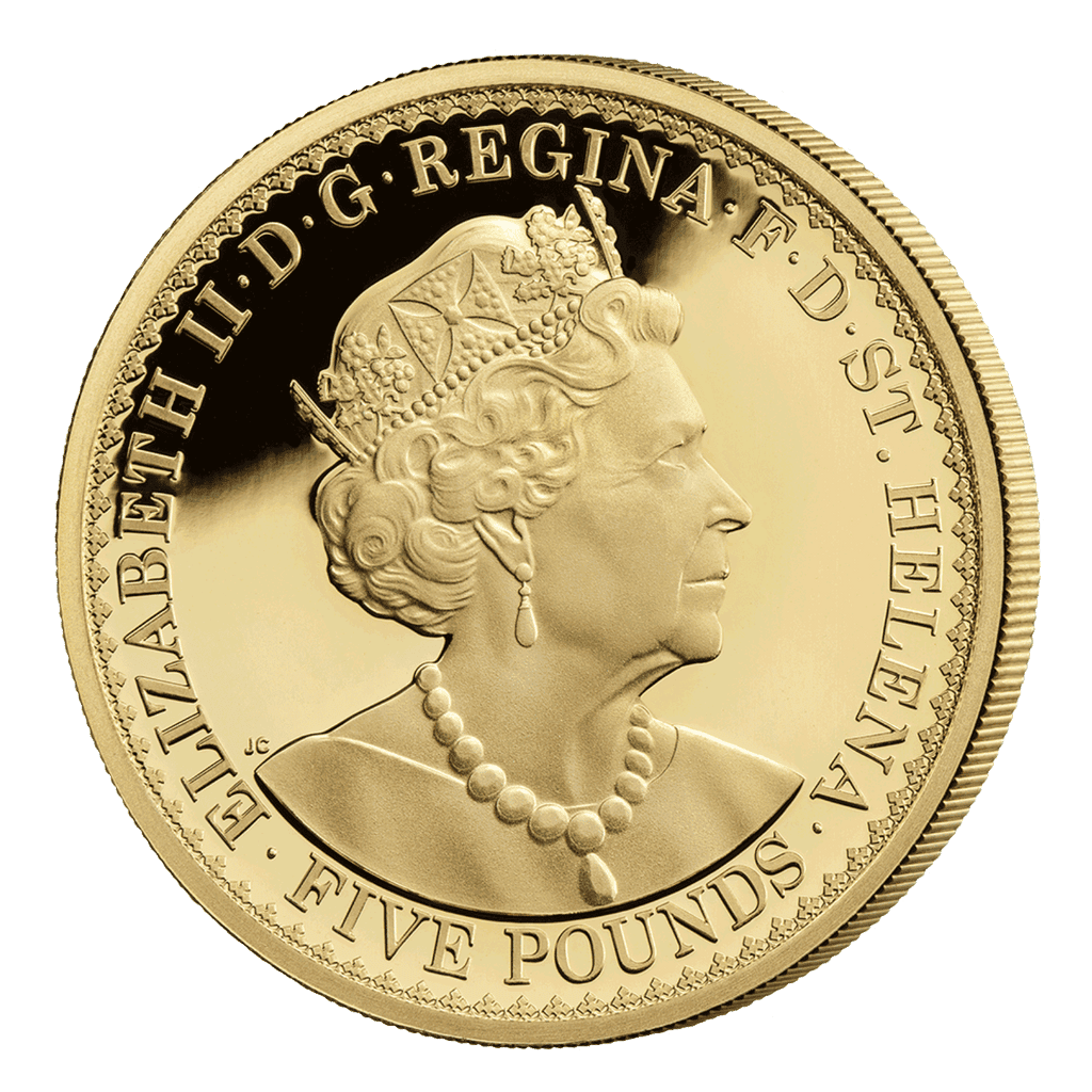 2022 Saint Helena: The Gothic Crown 1oz Gold Masterpiece