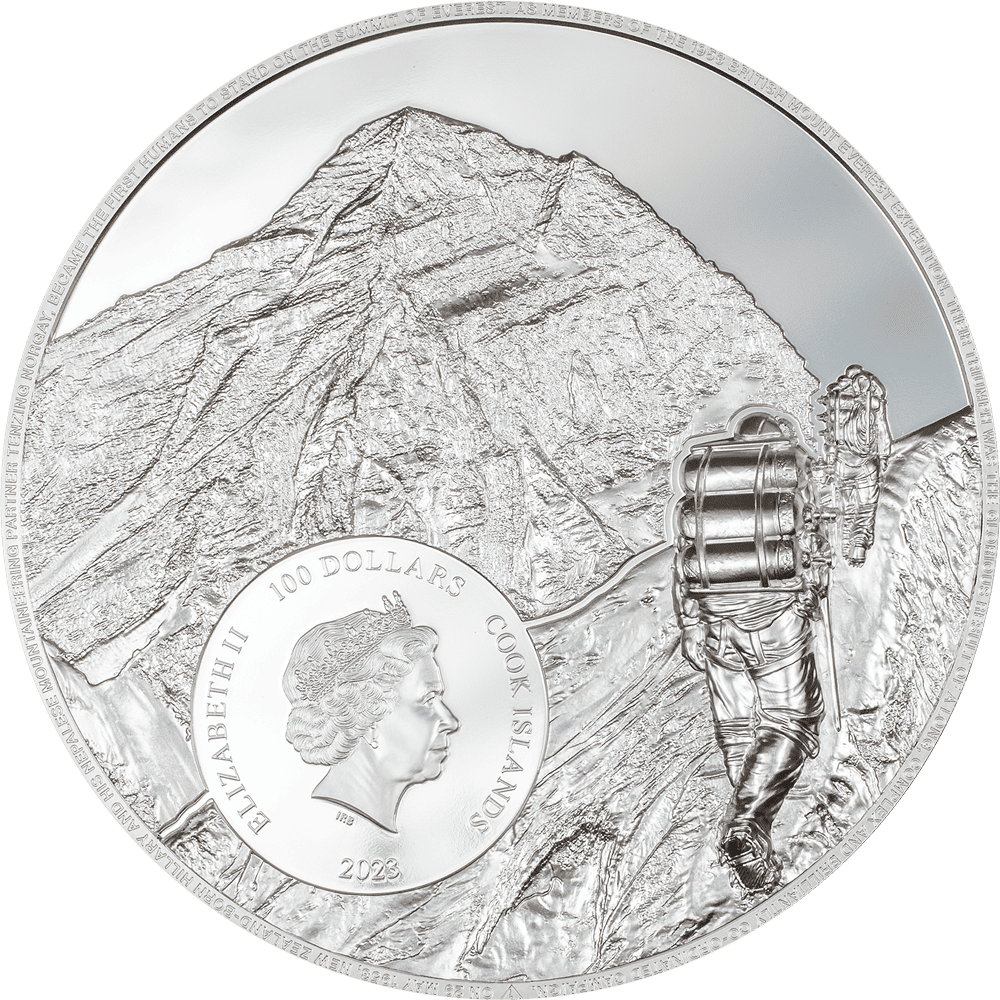 Mount Everest 1 Kilo Silver Coin