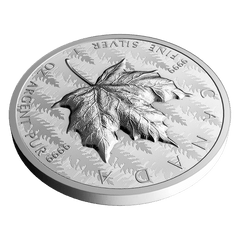 2024 1oz Pure Silver Maple Leaf Coin – Ultra High Relief