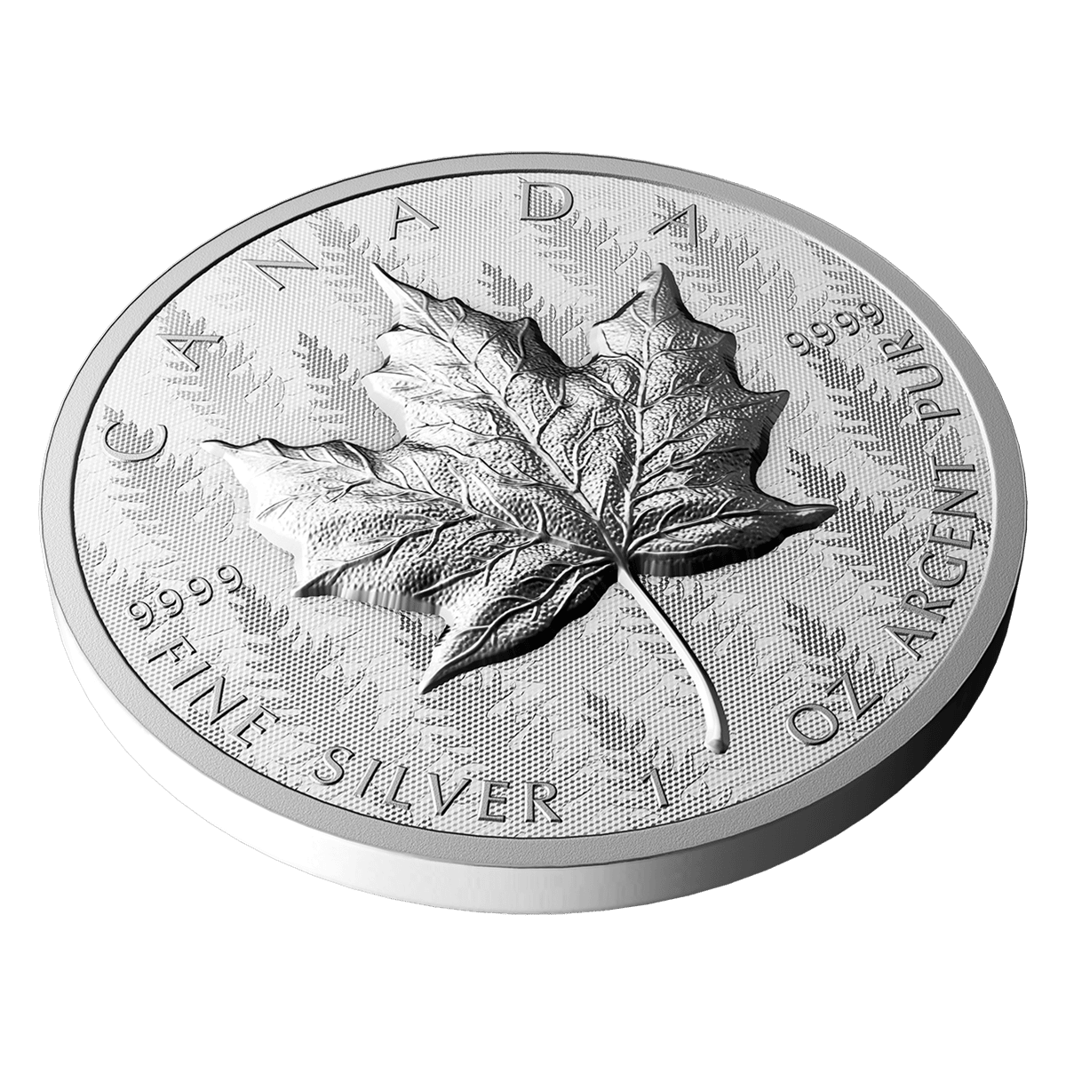 2024 1oz Pure Silver Maple Leaf Coin – Ultra High Relief