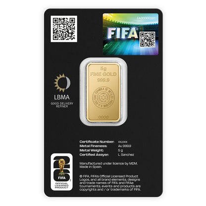 FIFA World Cup 26™ 5g Gold Bullion Bar
