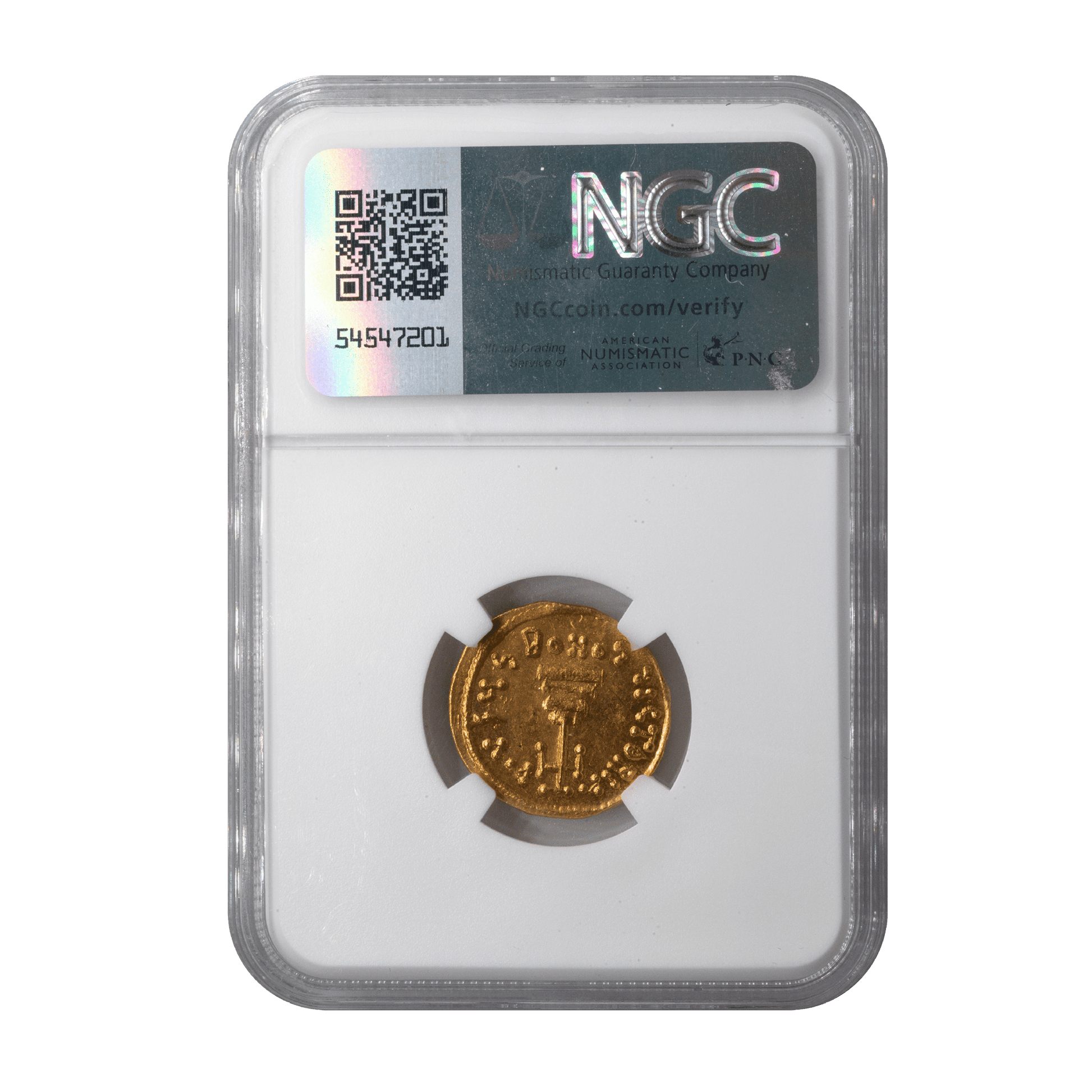 Constans II AV Solidus (Emperor w/Cruciger / Oriental Cruciform Reverse)-The Scoin Shop