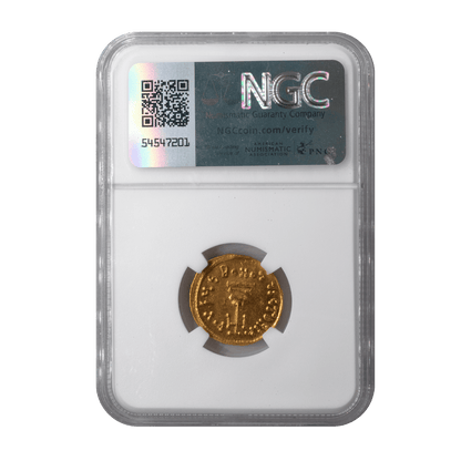 Constans II AV Solidus (Emperor w/Cruciger / Oriental Cruciform Reverse)-The Scoin Shop