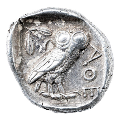 AR Tetradrachm, Attica, Athens (454-404 BC)