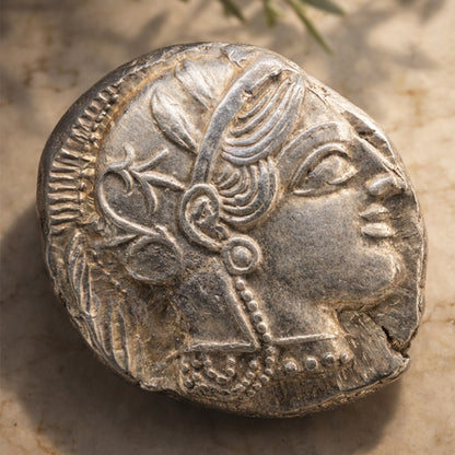 AR Tetradrachm, Attica, Athens (454-404 BC)