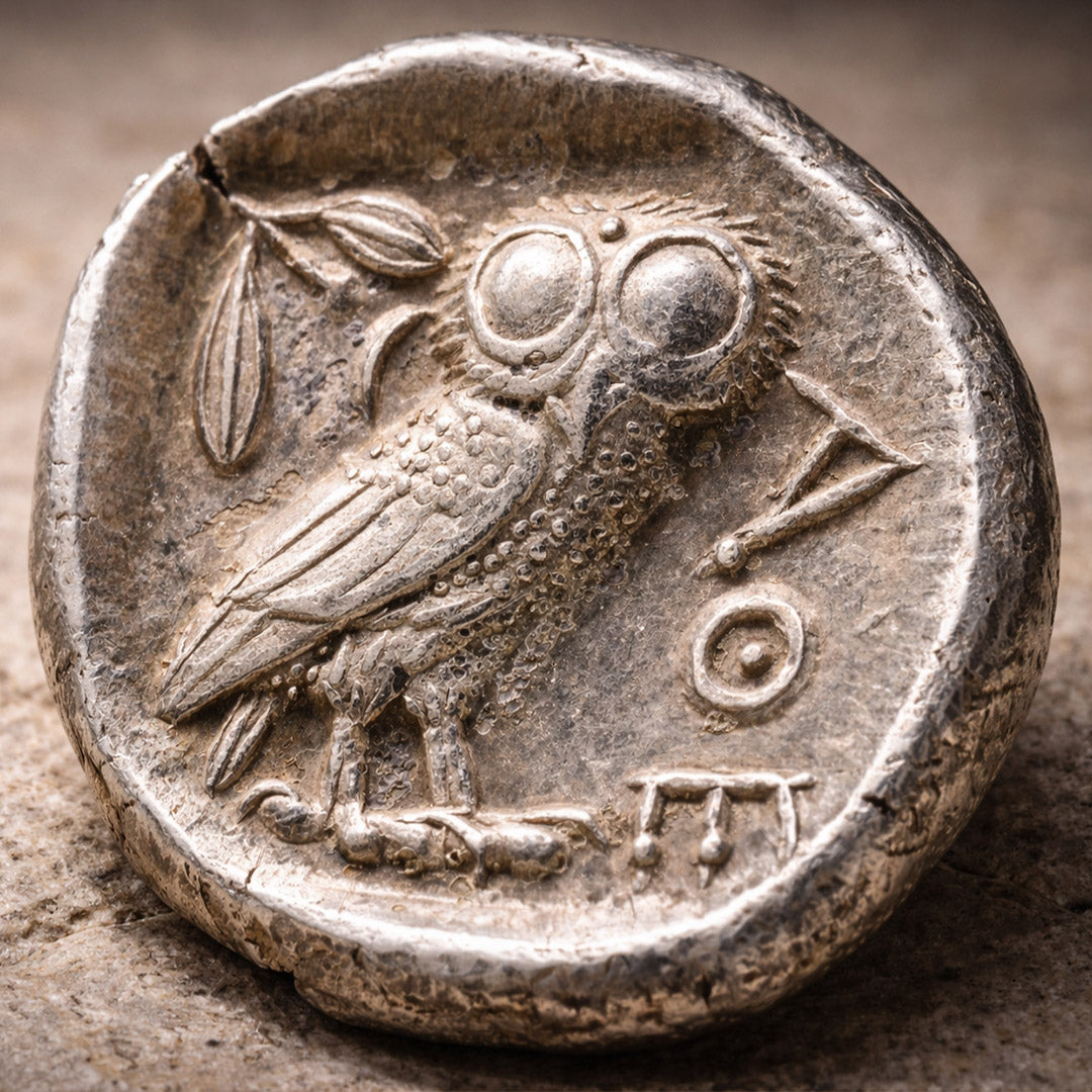 AR Tetradrachm, Attica, Athens (454-404 BC)