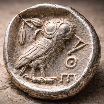 AR Tetradrachm, Attica, Athens (454-404 BC)