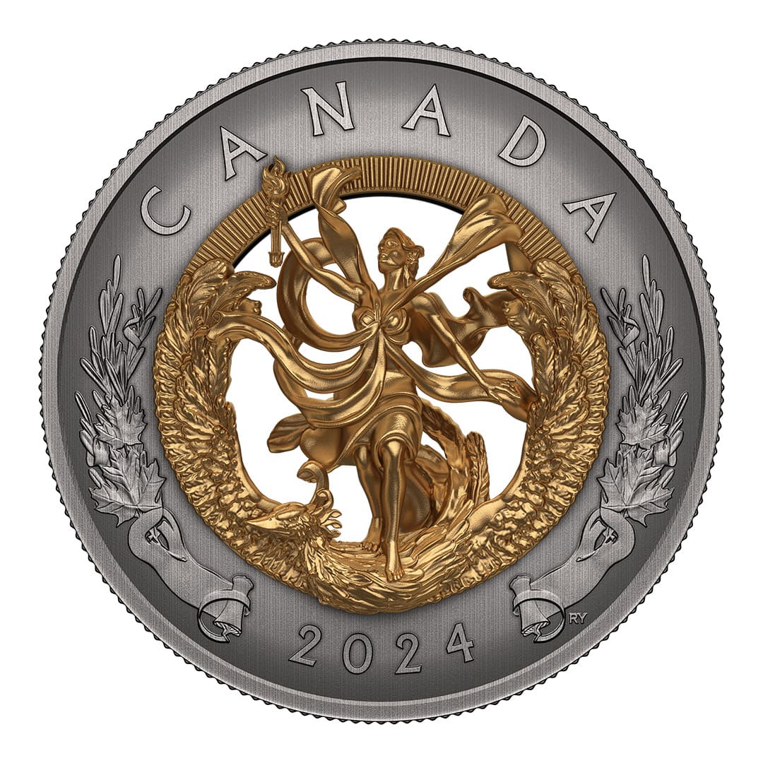 2024 Allegory of Freedom 5 oz Fine Silver Coin