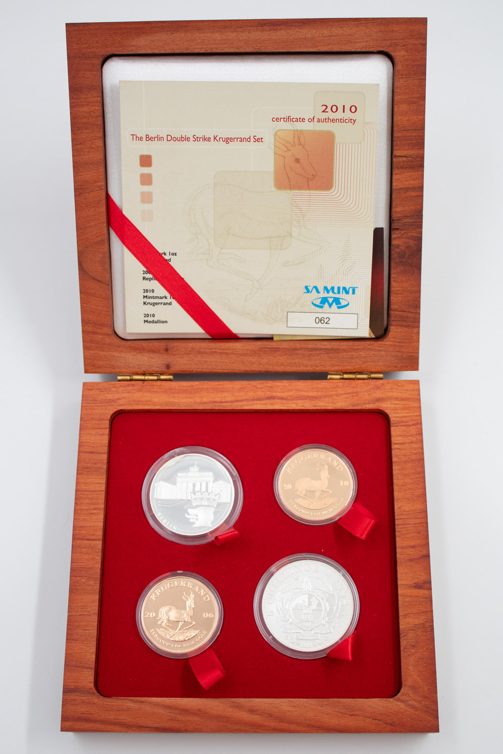 The Berlin Double Strike Krugerrand Proof Launch 4-Piece Set