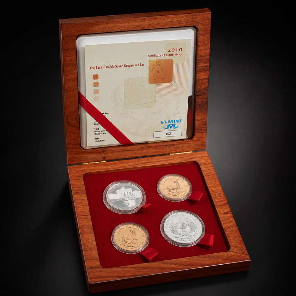 The Berlin Double Strike Krugerrand Proof Launch 4-Piece Set
