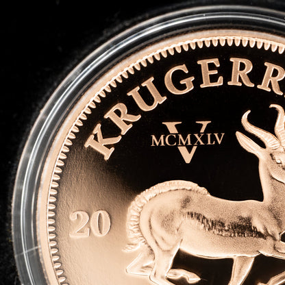 2025 1oz Gold Krugerrand: 80th Anniversary of VE Day Proof Privy Mark