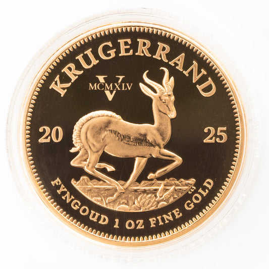 2025 1oz Gold Krugerrand: 80th Anniversary of VE Day Proof Privy Mark