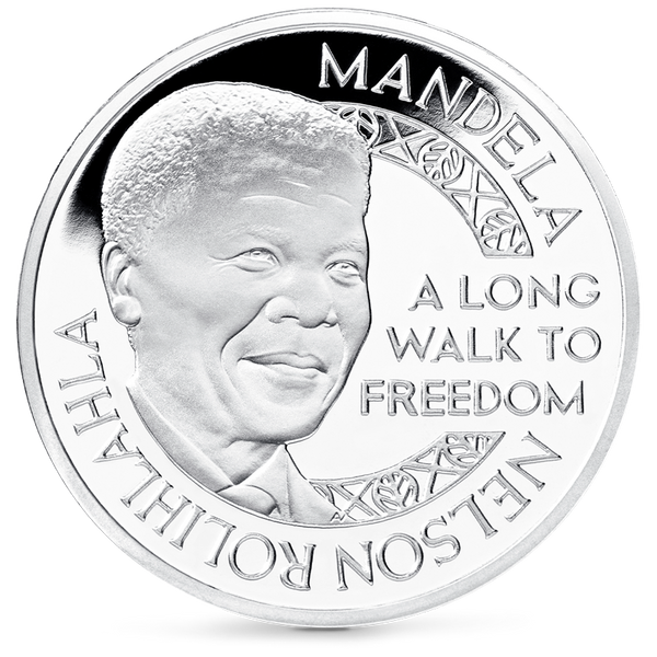 Mandela Nobel Laureate Platinum and Palladium 2 Coin Twin Set