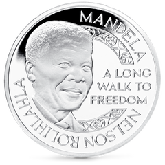 Mandela Nobel Laureate Platinum and Palladium 2 Coin Twin Set