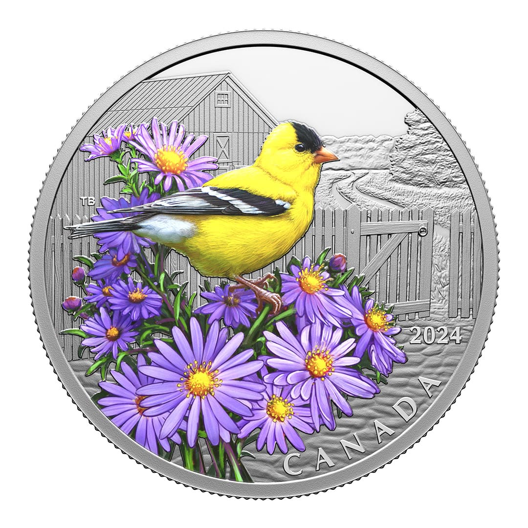 2024 American Goldfinch $20 Fine Silver Coin