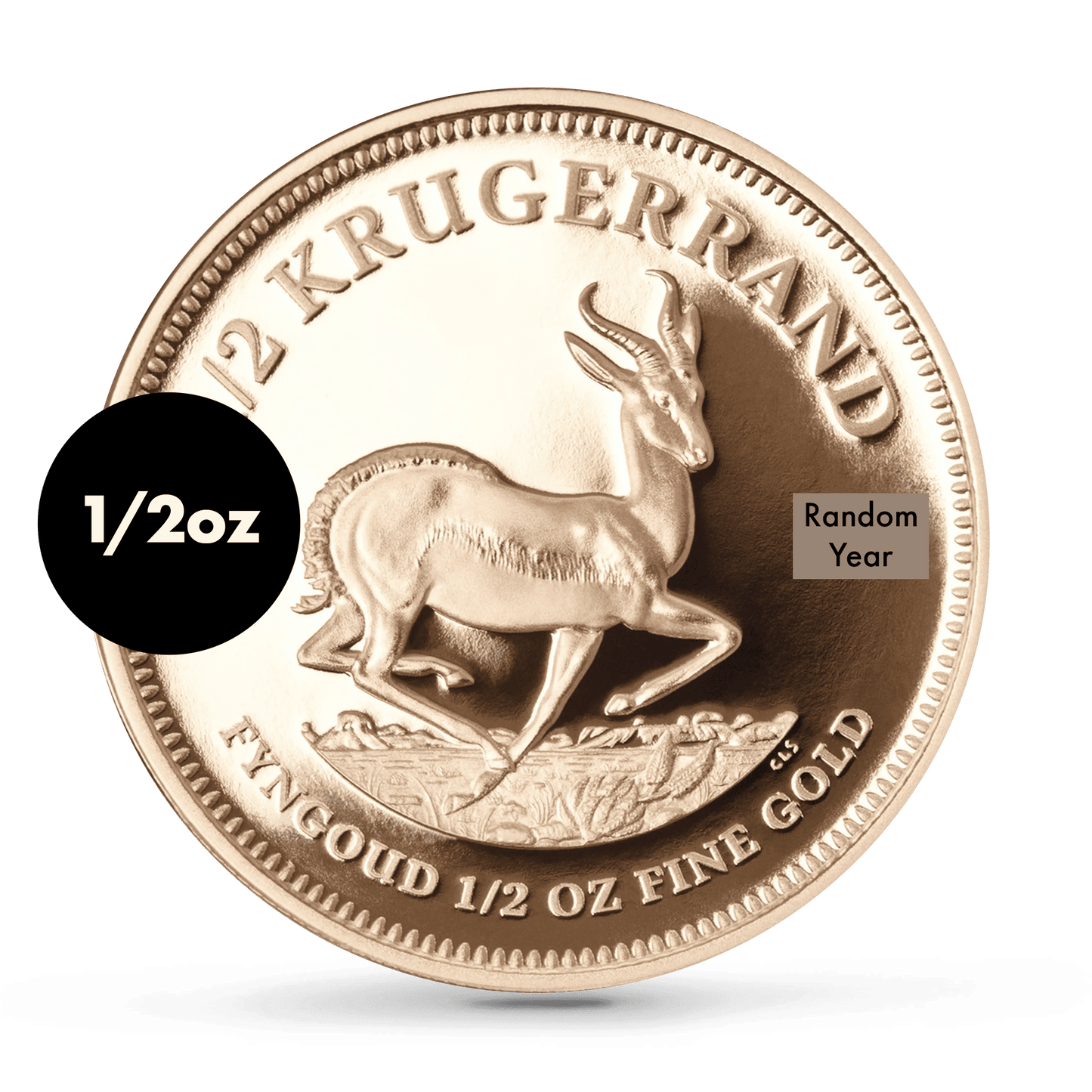 1/2 Oz Proof Krugerrand Gold South African Coin - The Collector's Choice