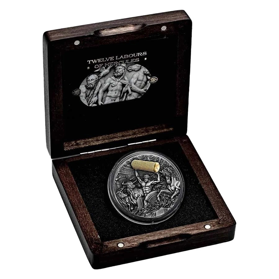 Twelve Labours of Hercules 2oz Silver Coin