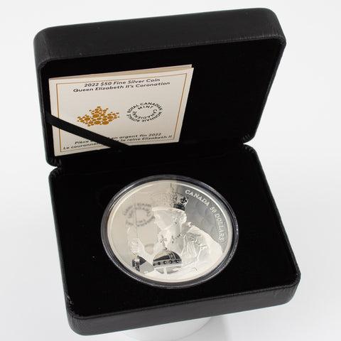 Queen Elizabeth II 2022 Coronation Silver Coin