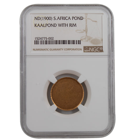 1900 Kaalpond With Rim – NGC Certified South African Gold Coin