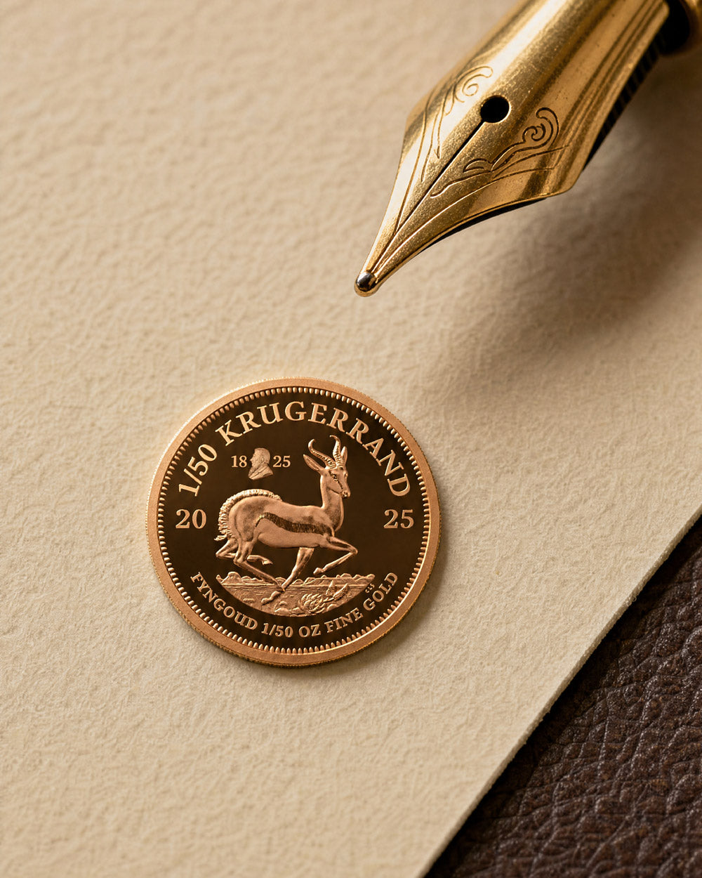 1/50 Oz Proof 2025 Gold Krugerrand Coin – 200th Anniversary of Paul Kruger Privy Mark