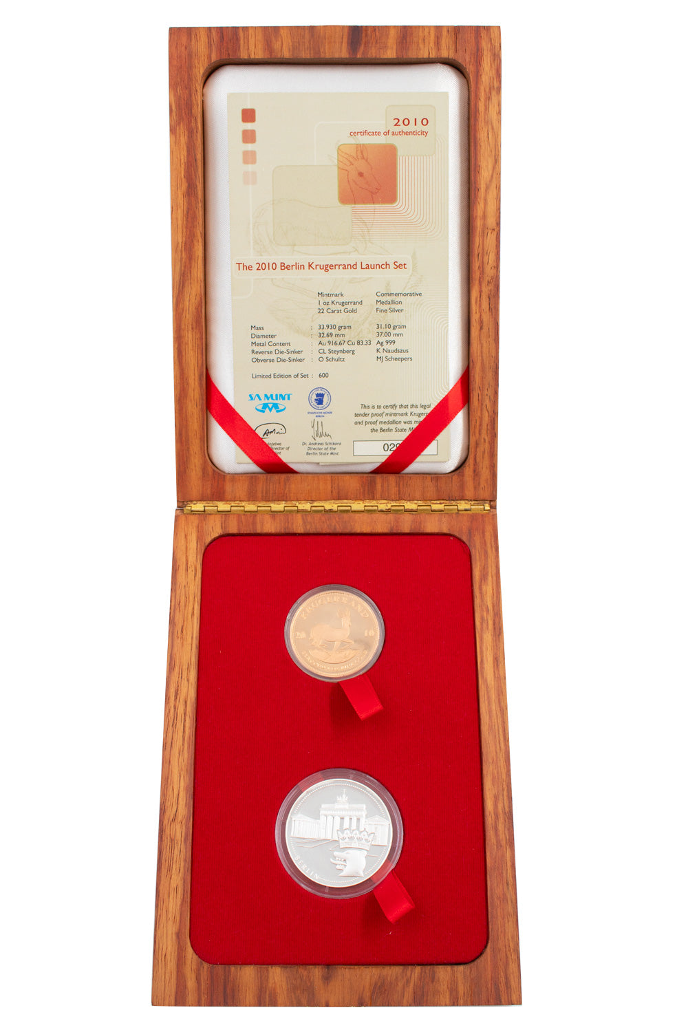 2010 Krugerrand Berlin Special Launch Set – Limited Edition South African Gold Coin Set