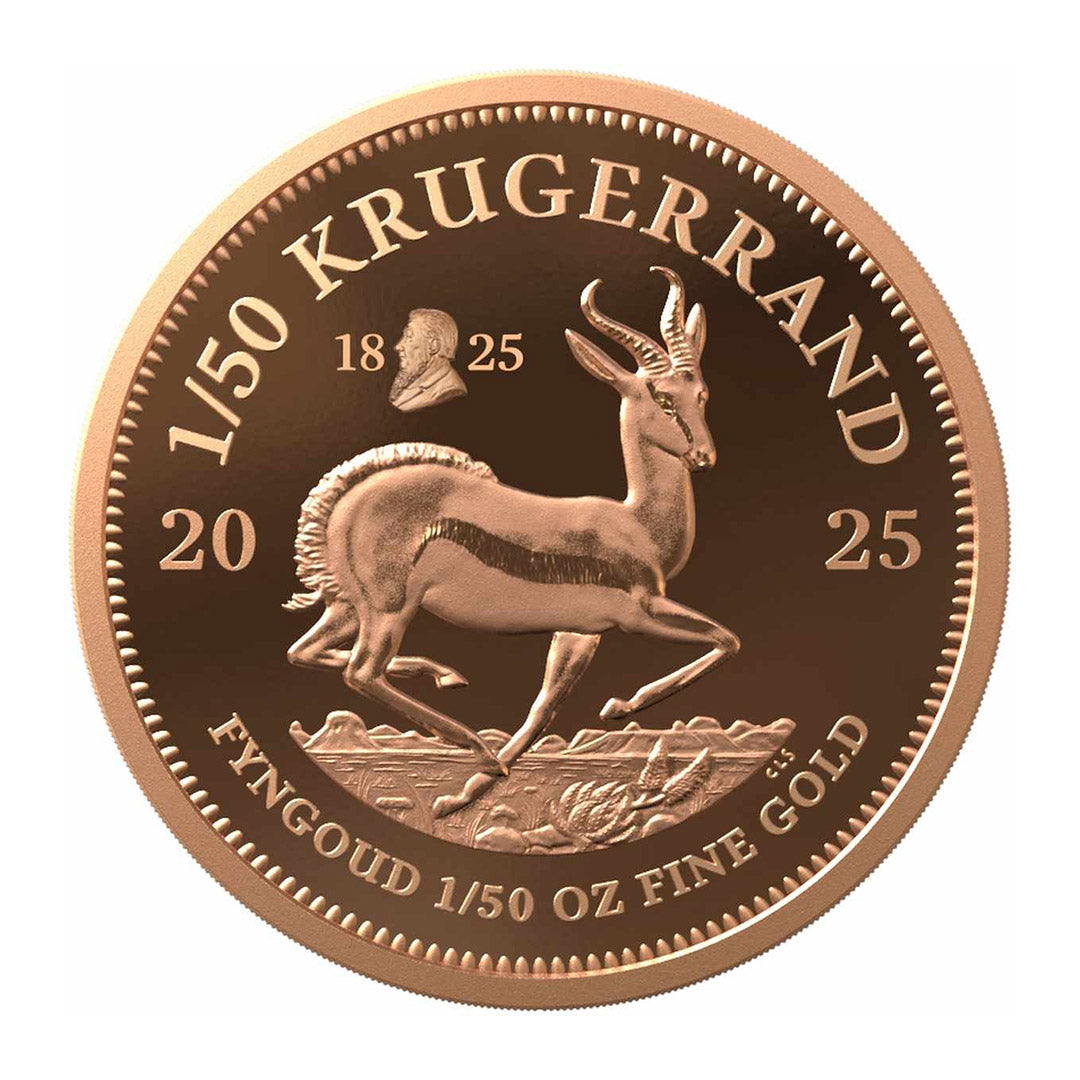 1/50 Oz Proof 2025 Gold Krugerrand Coin – 200th Anniversary of Paul Kruger Privy Mark