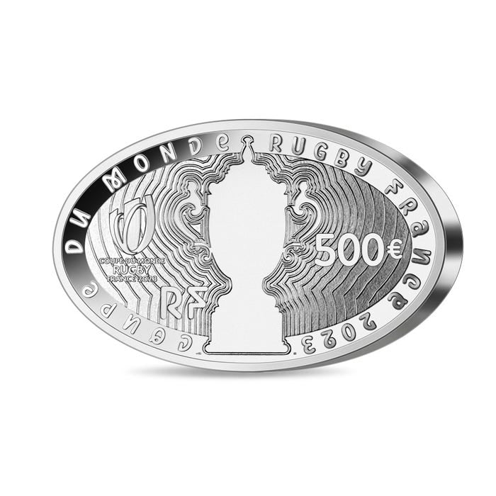 Rugby 200th Anniversary French 1 Kilo Silver 500 Euro 2023