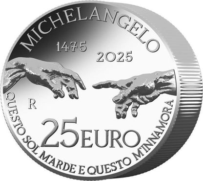 Michelangelo 550th Anniversary 1 Kg Silver Proof Coin