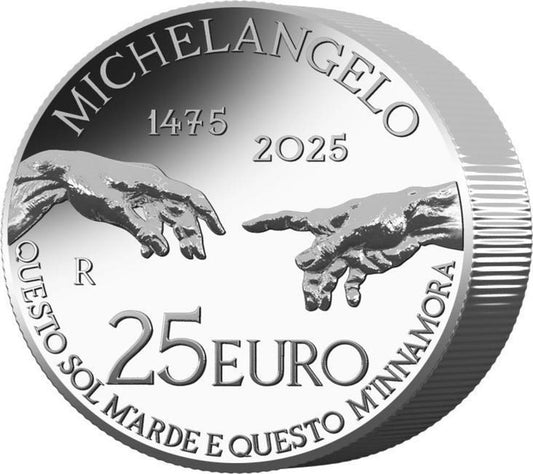 Michelangelo 550th Anniversary 1 Kg Silver Proof Coin