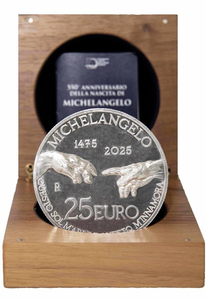 Michelangelo 550th Anniversary 1 Kg Silver Proof Coin