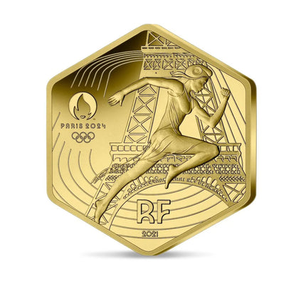 Marianne & The Eiffel Tower 2021 Gold Coin