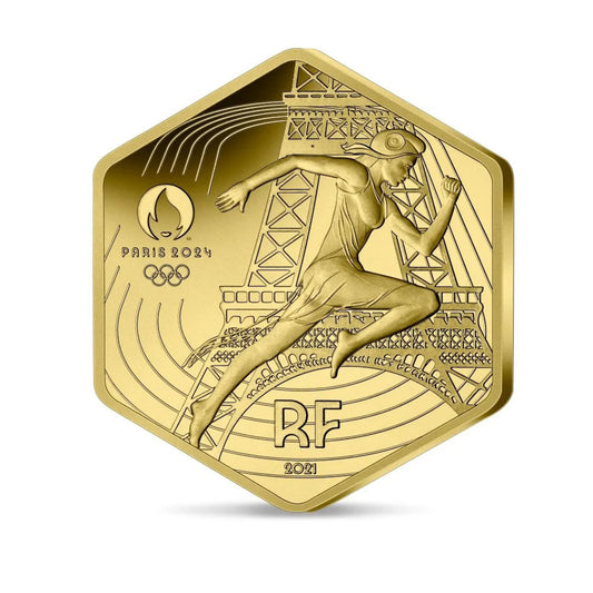 Marianne & The Eiffel Tower 2021 Gold Coin